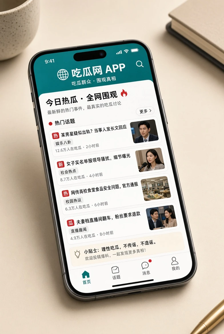 吃瓜网APP移动资讯服务插图