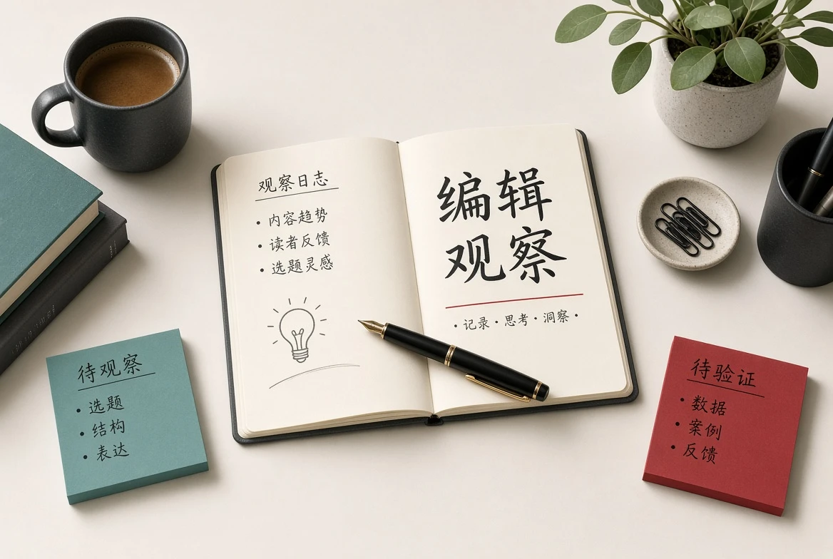 编辑观察和资讯核验主题画面